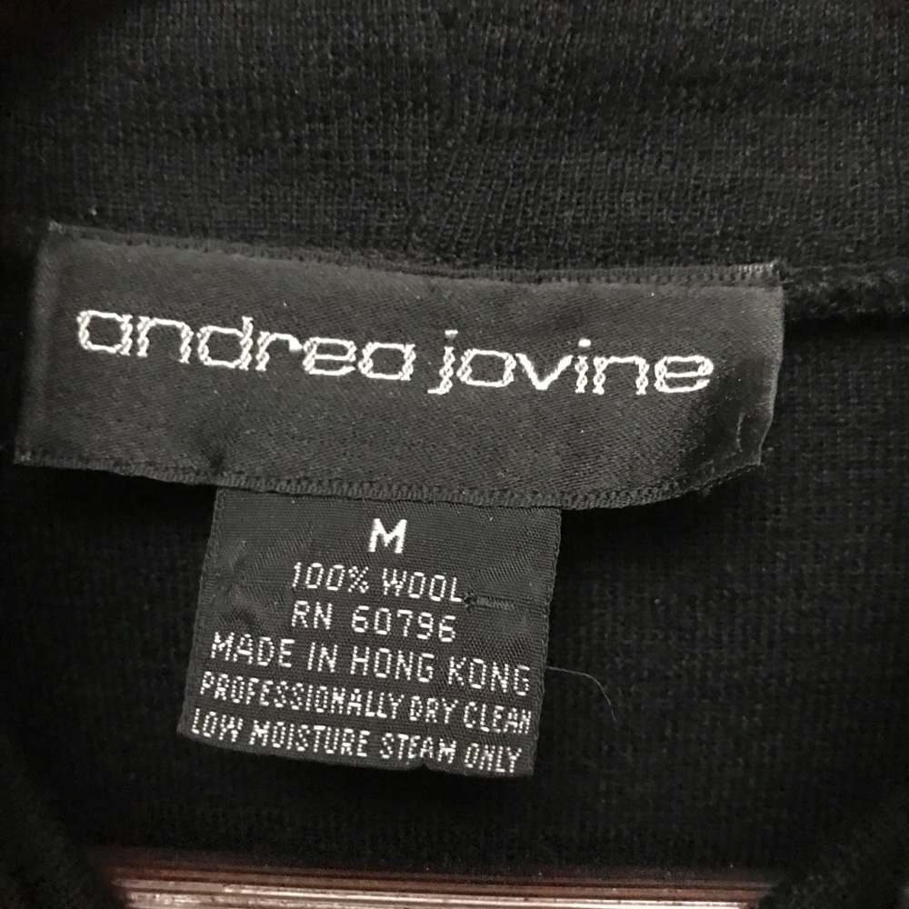 Andrea Jovine Vintage Wool Tunic M - Picture 5 of 8